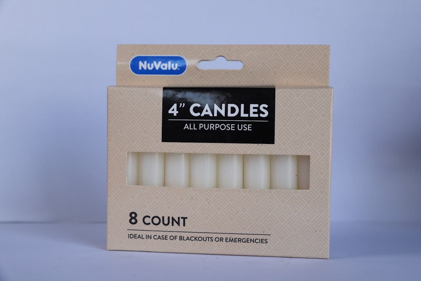 All Purpose 4-Inch White Candles 