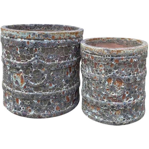 Whisky Red Atlantis Planter Set of 2