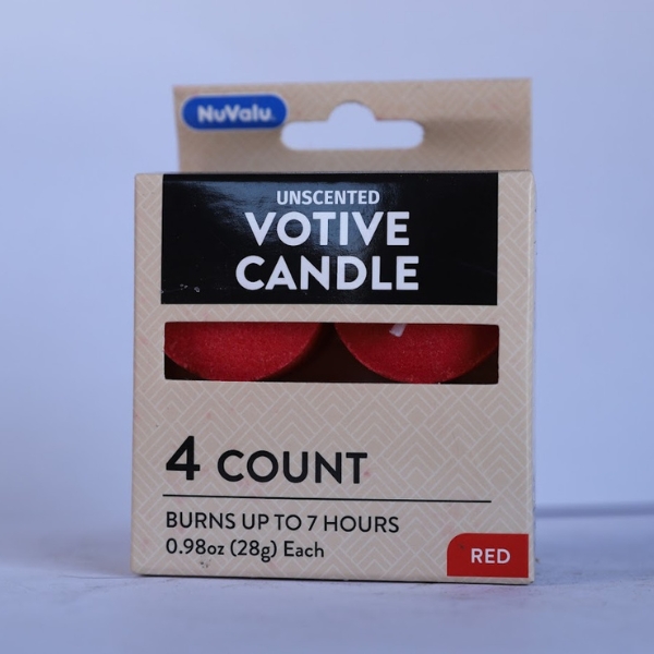 Votive Candles 4CT Red